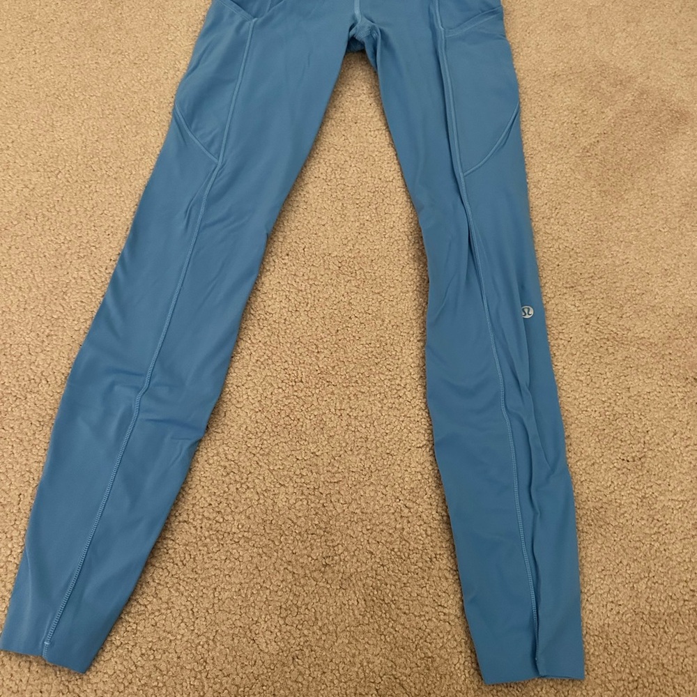 Lululemon Athletica Blue Leggings Performance Fit